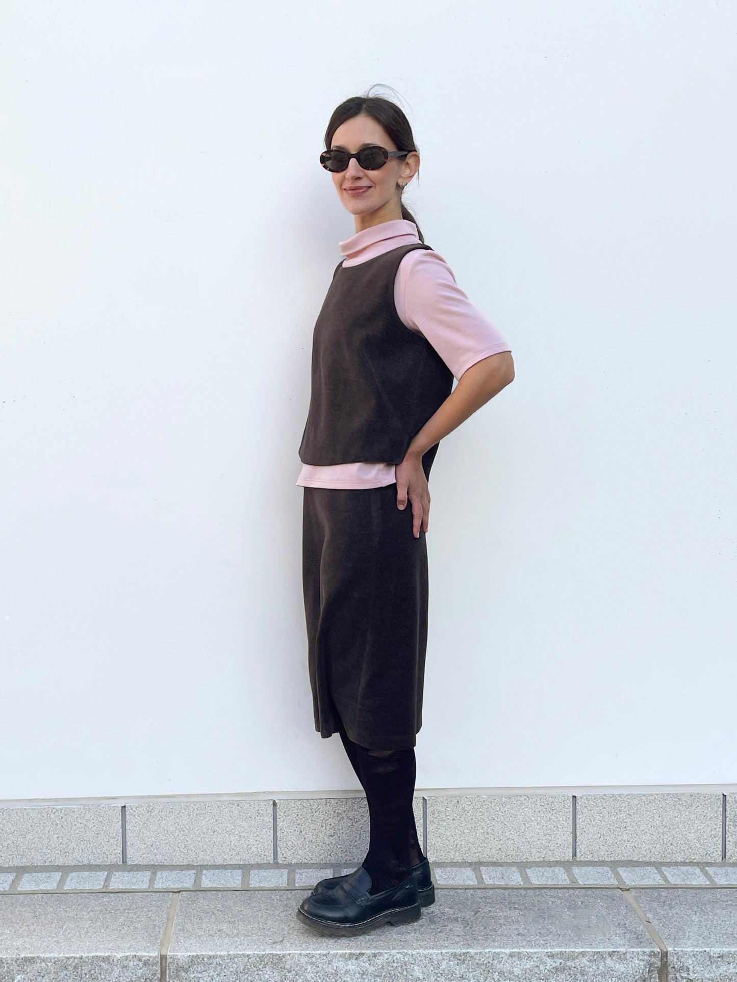 POPPANACHIC Marta B. midi skirt