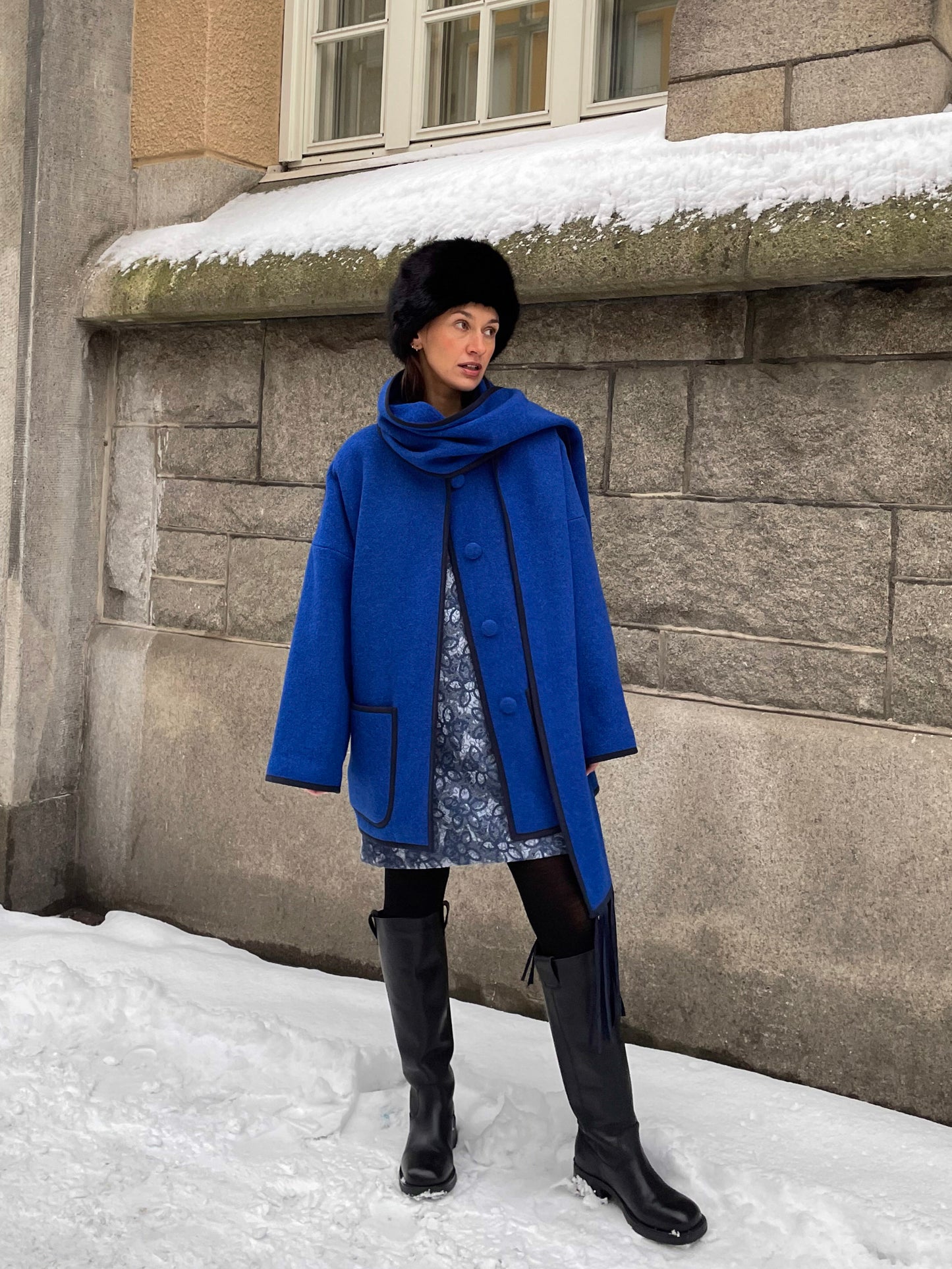 POPPANACHIC Lilja keittovillatakki