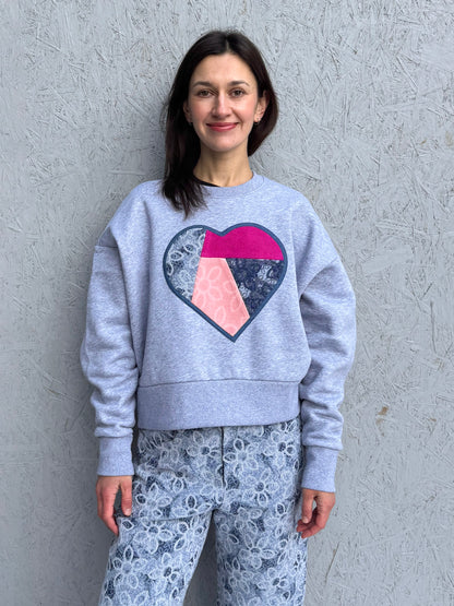 POPPANACHIC Love Patch Sweatshirt