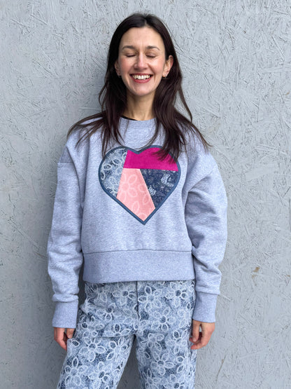 POPPANACHIC Love Patch Sweatshirt