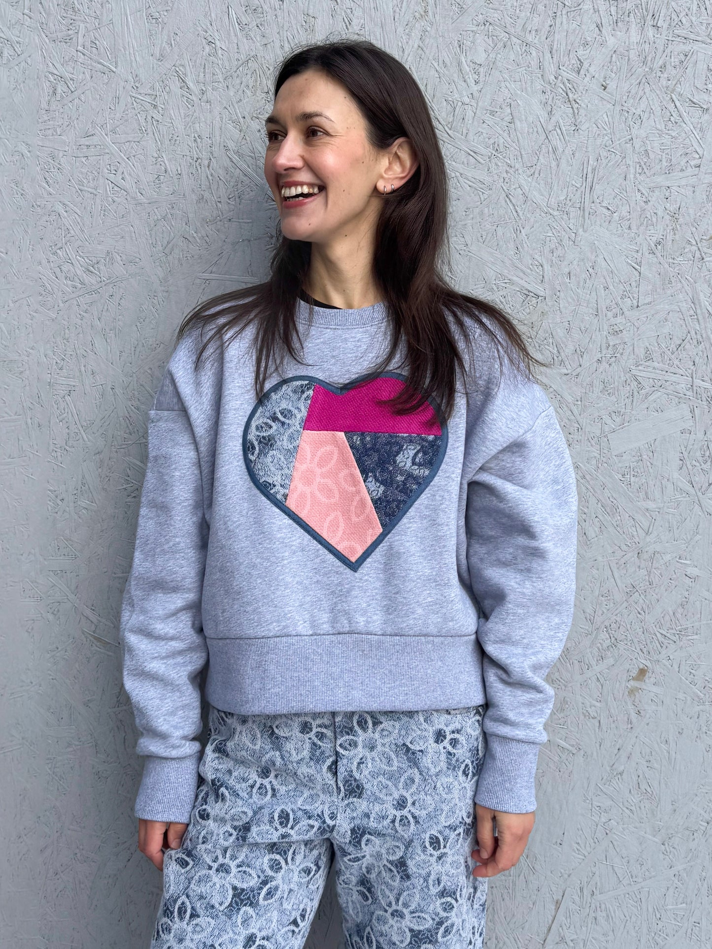 POPPANACHIC Love Patch Sweatshirt