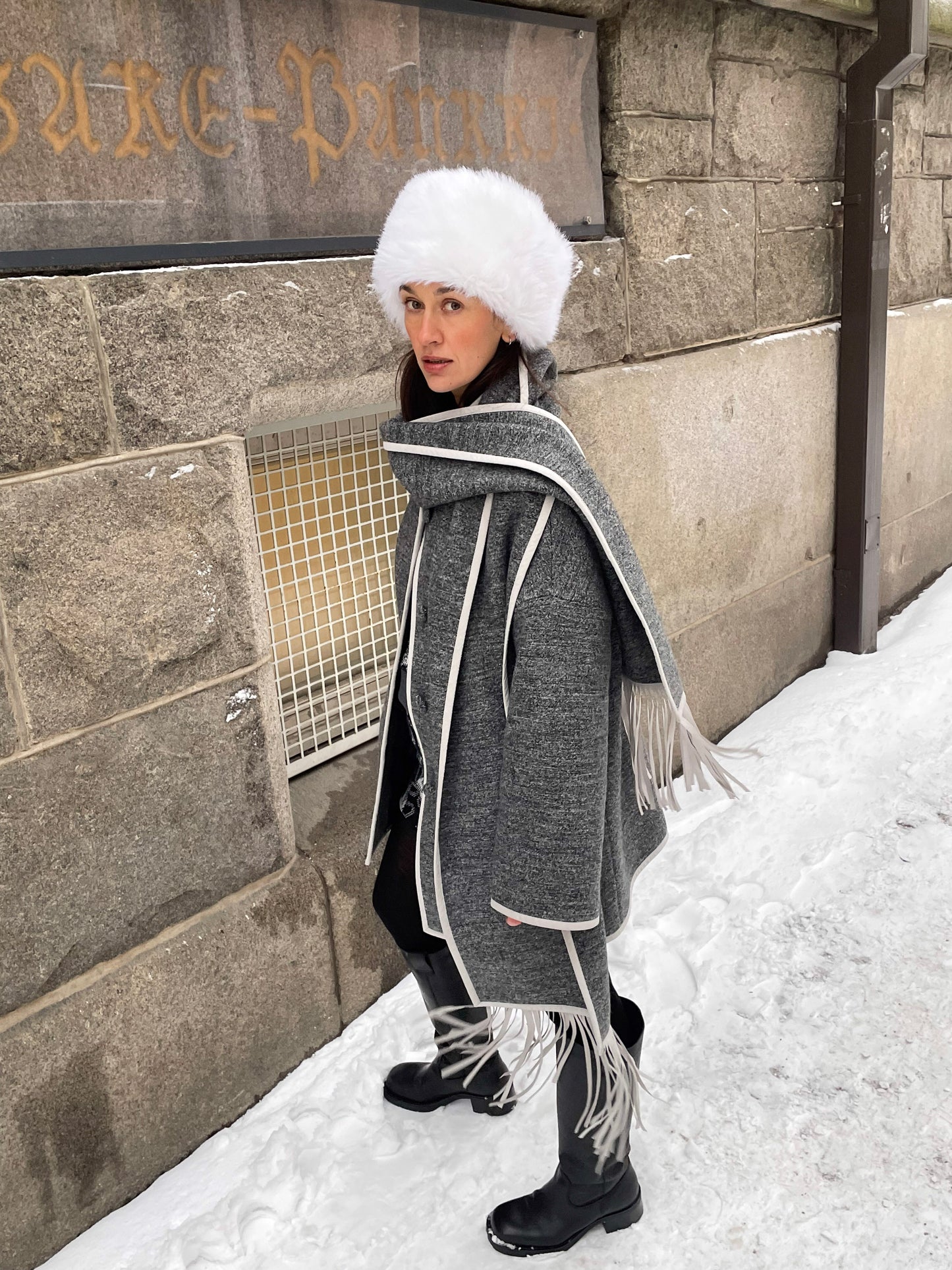 POPPANACHIC Lilja keittovillatakki