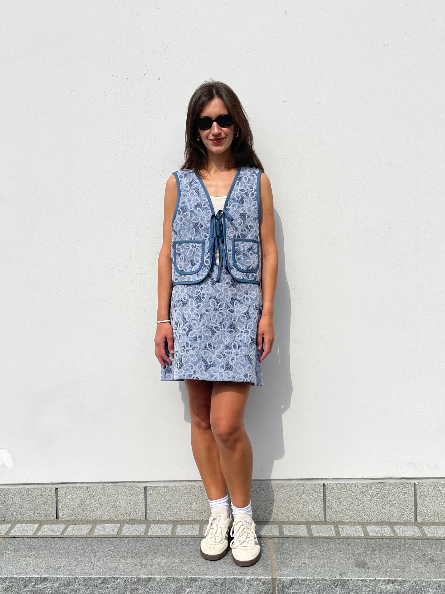 POPPANACHIC Denim mini skirt