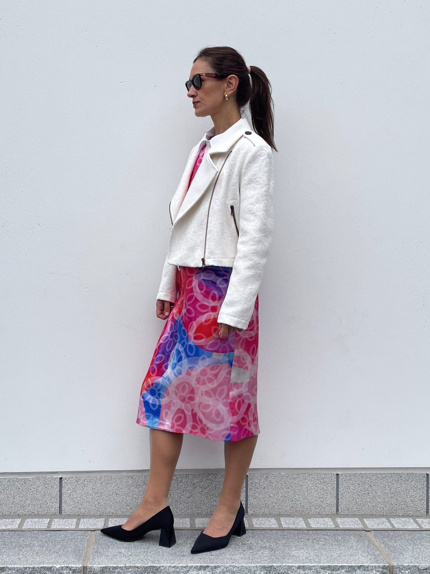 POPPANACHIC Velvet biker jacket