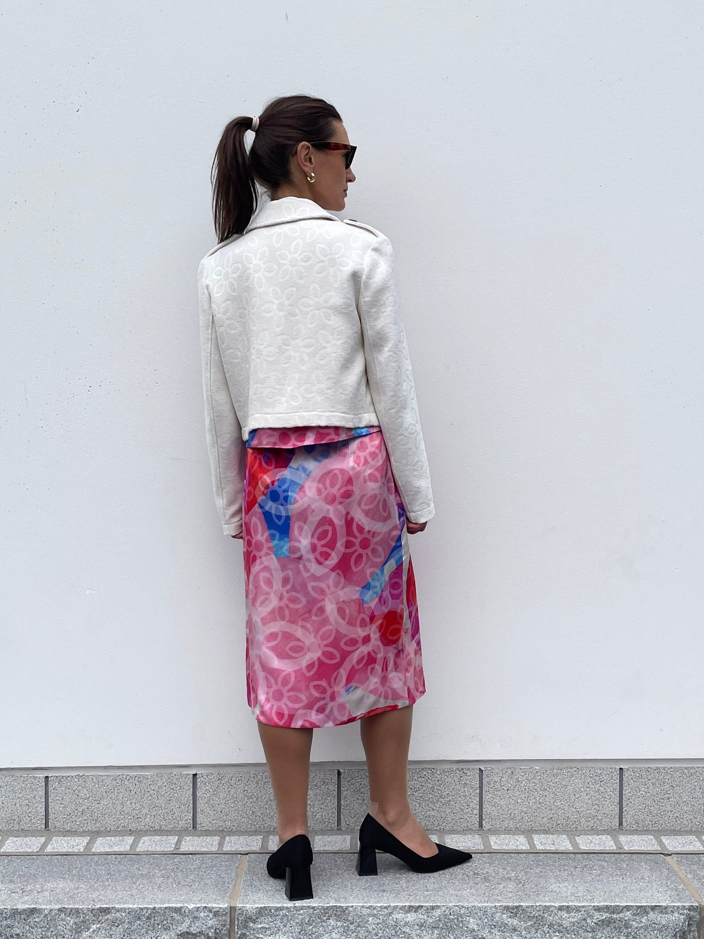 POPPANACHIC Velvet biker jacket