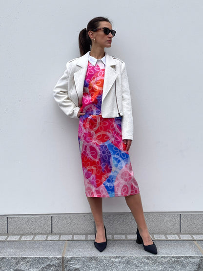POPPANACHIC Velvet biker jacket