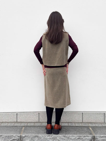 POPPANACHIC Marta B. midi skirt