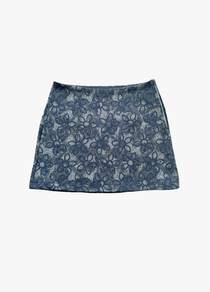 POPPANACHIC Denim mini skirt