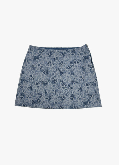 POPPANACHIC Denim mini skirt