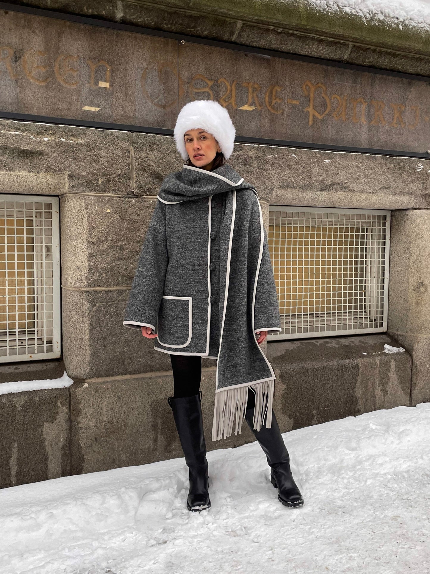 POPPANACHIC Lilja keittovillatakki