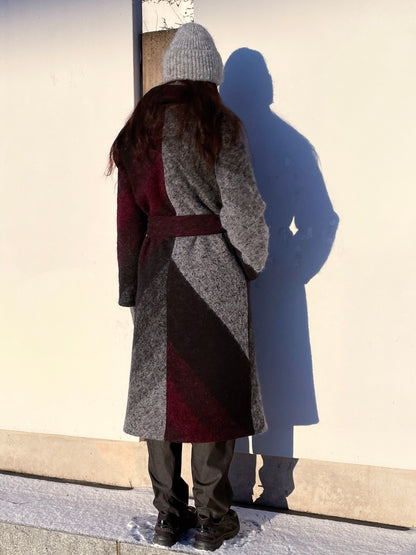 POPPANACHIC Crane wool coat