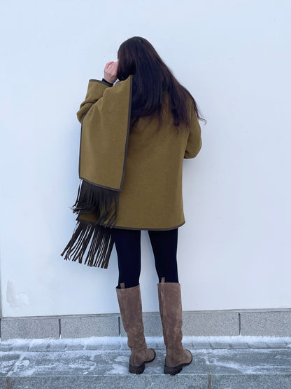 POPPANACHIC Lilja wool coat