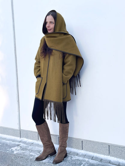 POPPANACHIC Lilja wool coat