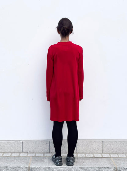 POPPANACHIC Merino wool turtleneck dress