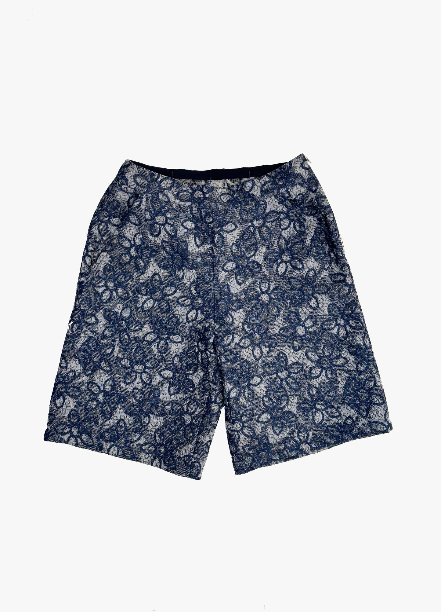 POPPANACHIC Knee-length denim shorts