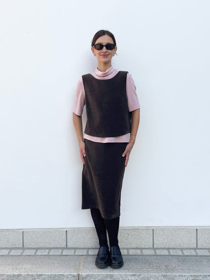 POPPANACHIC Marta B. midi skirt